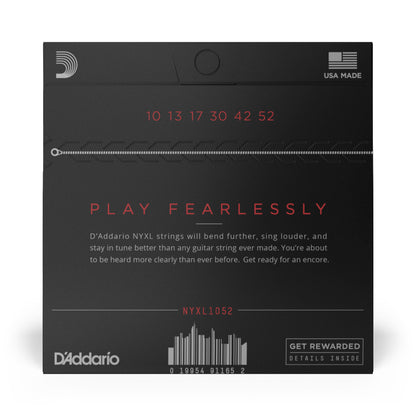 D'ADDARIO® NYXL ELECTRIC GUITAR STRINGS 010-052
