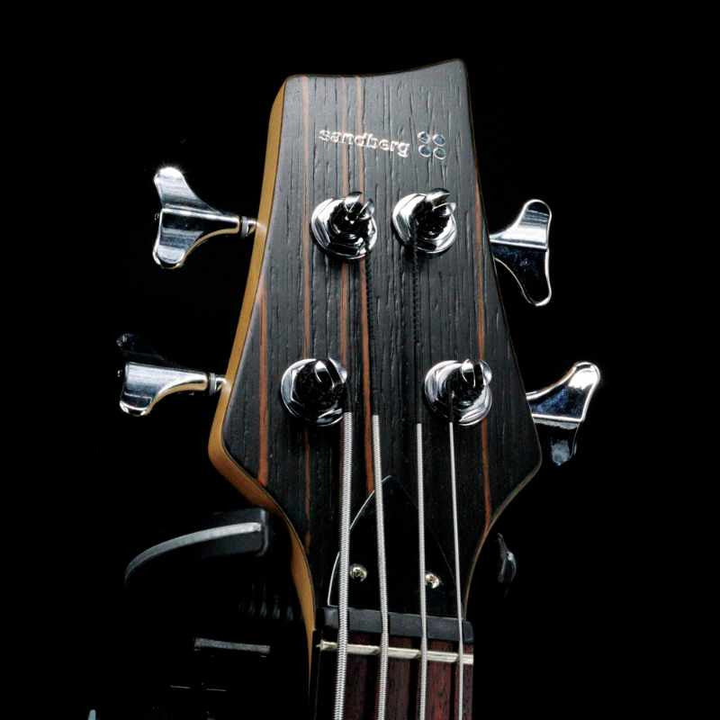 Sandberg Custom Yolanda Charles Signature 4-String Bass, Matte Brownburst