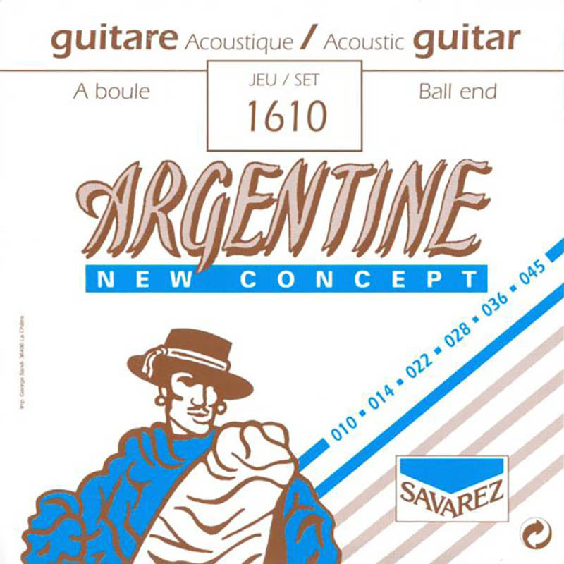 Savarez Argentine 1610 Gypsy Jazz Guitar Strings – 010–045, Ball End